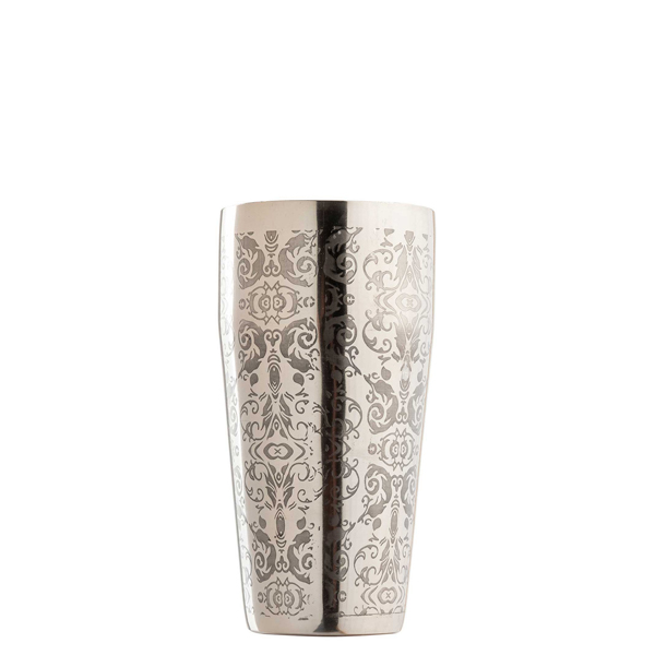 Shaker Tin Black Flora 28 oz