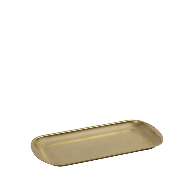 Πιατέλα Gold 23x13,5 cm