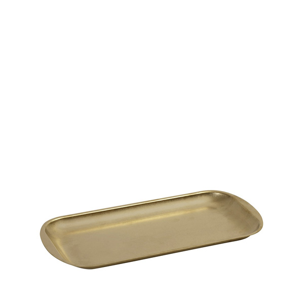 Πιατέλα Gold 27x15 cm