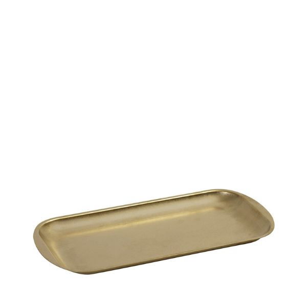 Πιατέλα Gold 33x16,5 cm