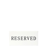 «Reserve» 10χ5 cm