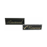 Πινακίδα «Reserve» 12x5 cm