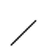 Αναδευτήρας Πέρλα μαύρη 11,6cm