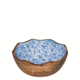 Μπωλ Από Ξύλο Mango Επισμαλτωμένο 30x11cm