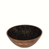 Μπωλ Από Ξύλο Mango Επισμαλτωμένο 30x11cm