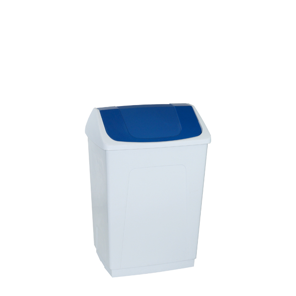 Κουβας με μπλε παλινδρομικο καπακι 55lt 40*32*54εκ.