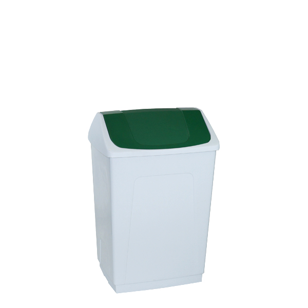 Κουβάς με πράσινο παλινδρομικό καπάκι 55lt 40*32*54εκ.