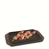 Μαντέμι με ξύλινη βάση ορθογώνιο 30*22cm