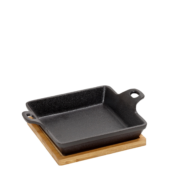 Σαγανάκι Τετράγωνο Cast-Iron 14,5x14,5cm