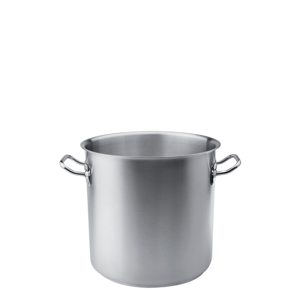 Μαρμίτα inox χωρίς καπάκι |διάμετρος 24 cm ,ύψος  24 cm,  χωρητ. 10,7 lt