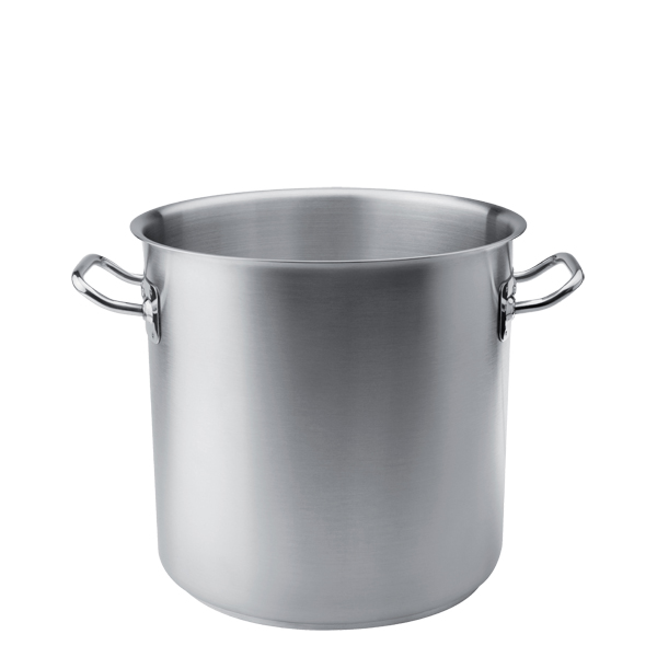 Μαρμίτα inox χωρίς καπάκι |διάμετρος 40 cm , ύψος 40 cm , χωρητ. 50lt
