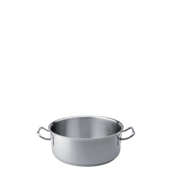 Πλασωτέ inox χωρίς καπάκι| διάμετρος 18 cm, ύψος 8 cm,χωρητ. 2 lt