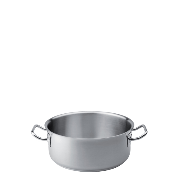 Πλασωτέ inox χωρίς καπάκι| διάμετρος 26 cm, ύψος 11 cm,χωρητ. 5,5 lt