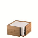 Θήκη χαρτοπετσετών Μπαμπού 14x14x10 cm