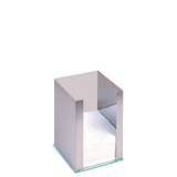 Θήκη χαρτοπετσετών PC - inox 13x13x18cm