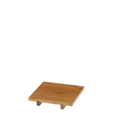 Πιατέλα ξύλινη μπαμπού 15x15cm