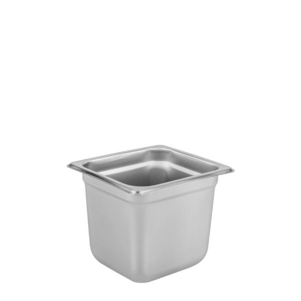 Δοχείο GN 1/6 inox 201 (18/C) - (0,7) | ύψος 15 cm
