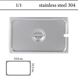 Καπάκι inox με εγκοπή GN 1/1 inox 304 (18/8) - (0,6)