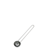 Μεζούρα καφέ inox 5gr