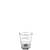 Ποτήρι μεζούρα καφέ 60 - 30ml