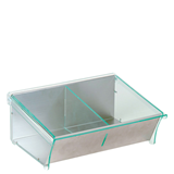 Καφεκούτι 2 θέσεων Inox - PC 33x20cm