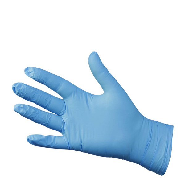 Γάντια Βινυλίου Μπλε Medium 100τμχ