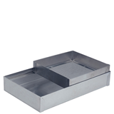 Σίτα-συρτάρι αλευριού inox |50x28 cm