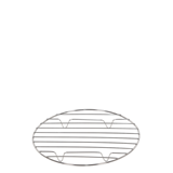 Σχάρα στρογγυλή inox | 25 cm