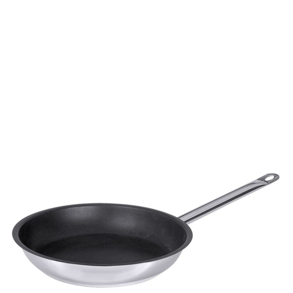 Τηγάνι induction αντικολλητικό inox (3 mm)|διάμετρος 36 cm