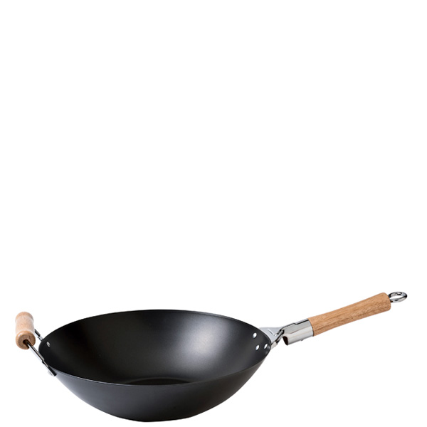 τηγάνι wok ατσάλινο 36 cm