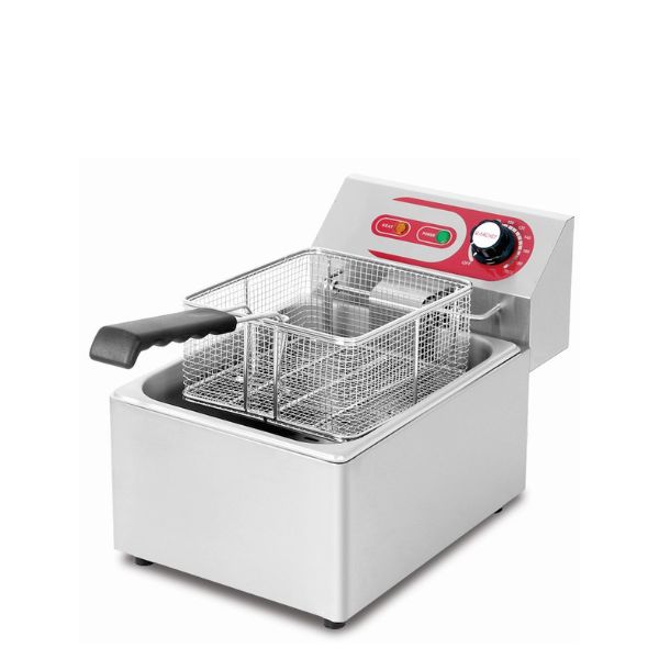 Φριτέζα Inox Μονή 6 lt