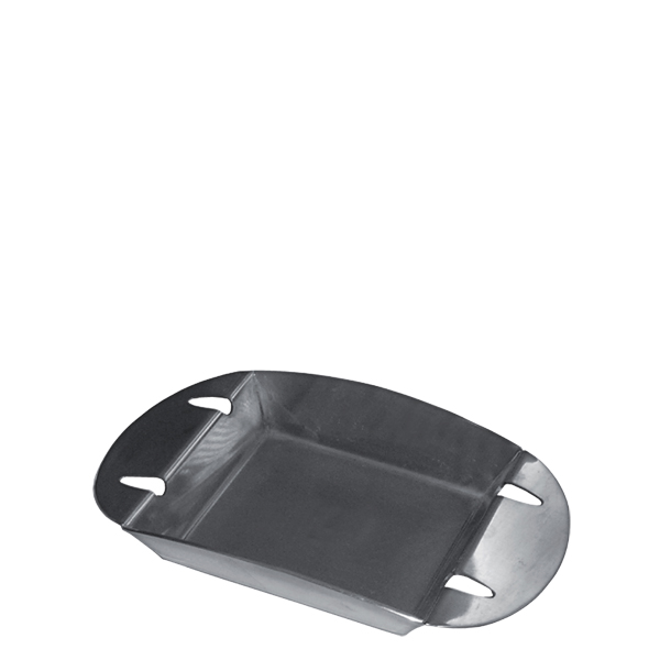 Τασάκι Inox 16*14cm