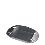 Τασάκι Inox 16*14cm