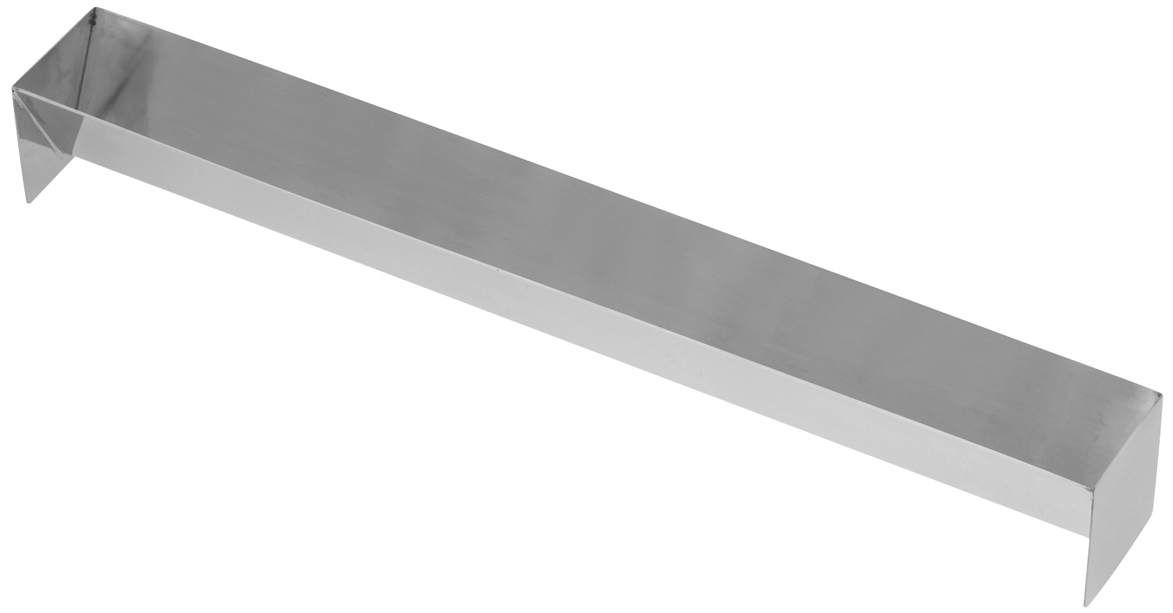 Φόρμα κορμού inox με τρίγωνη βάση | 30x6 cm