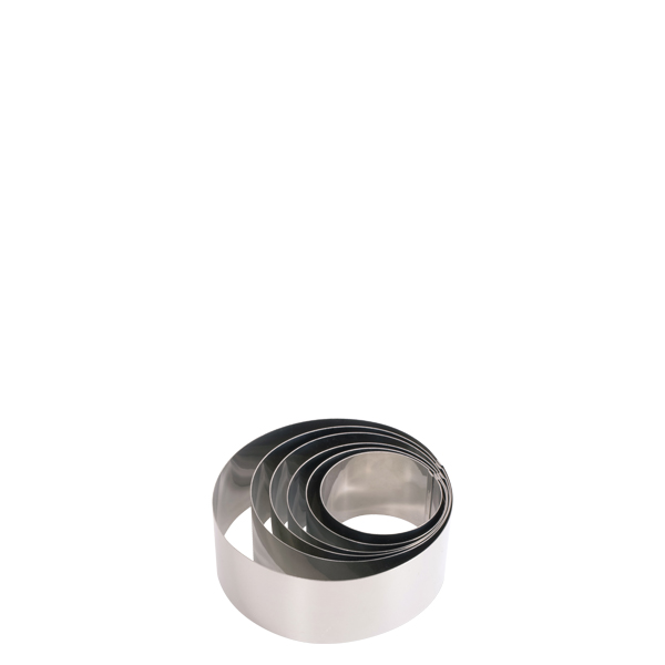 Σετ κουπάτ 6 τμχ. Inox στρογγυλά