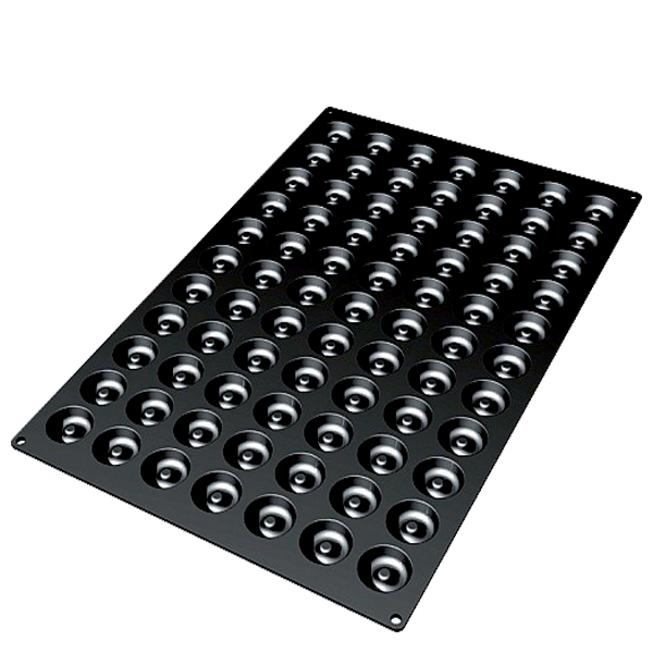 Φόρμα σιλικόνης 60x40 cm mini savarin 77 Θ- 4,1/1,2 cm