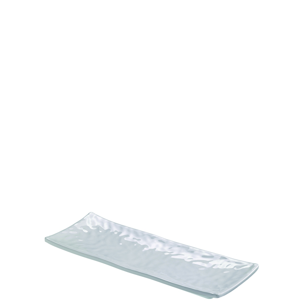 Πιατέλα Μελαμίνης με Εφέ Πέτρας 37x11cm