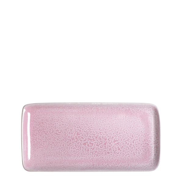 Πιατέλα Pink Reactive Glaze 28*14 cm