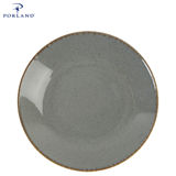 Πιάτο Σκούρο Γκρι Ρηχό Seasons 24 cm