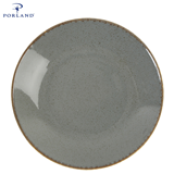 Πιάτο Σκούρο Γκρι Ρηχό Seasons 28 cm