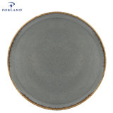 Πιάτο Γκρι Flat Seasons 28 cm
