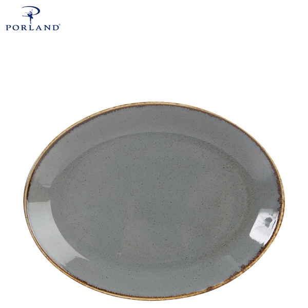 Πιατέλα Σκούρο Γκρι Seasons 31χ24 cm