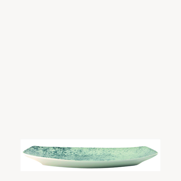 Πιατέλα Ορθογώνια Οβάλ 28x16 cm Smoky