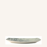 Πιατέλα Ορθογώνια Οβάλ 28x16 cm Smoky