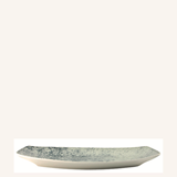 Πιατέλα Ορθογώνια Οβάλ 33x19 cm Smoky