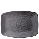 Πιατέλα Οβάλ Γκρι 32x23 cm Lykke