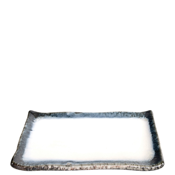 Πιατέλα ορθογώνια Black Rock 26χ13 cm