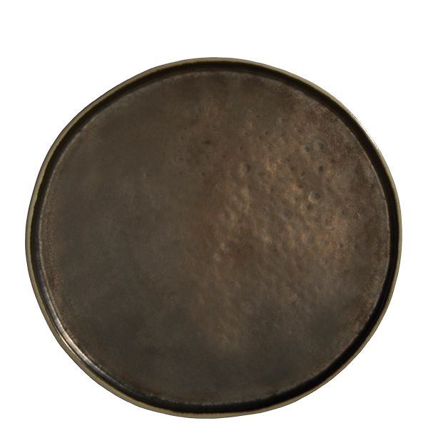 Πιάτο Flat με γείσο Aztec Metallic 27 cm