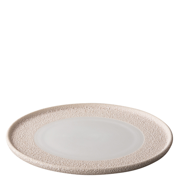 Πιάτο ρηχό Vulcanic Cream 28x2,5cm
