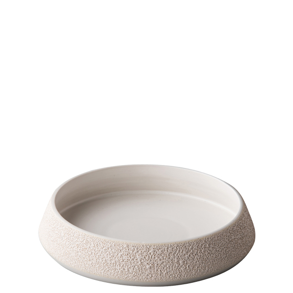 Πιάτο ρηχό Vulcanic Cream 20*3.7cm